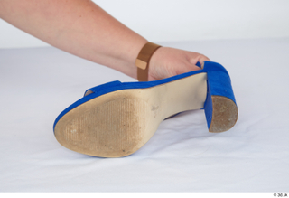 Clothes  310 blue high heels sandals shoes 0007.jpg